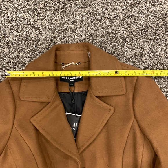 Karl Lagerfeld wool blend coat. - Picture 9 of 10